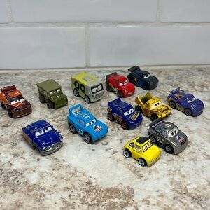 12 Disney Cars Miniature Toy Set